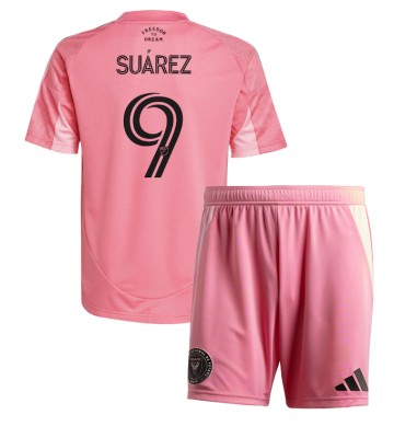 Inter Miami Luis Suarez #9 Hemmatröja Barn 2025-26 Kortärmad (+ Korta byxor)